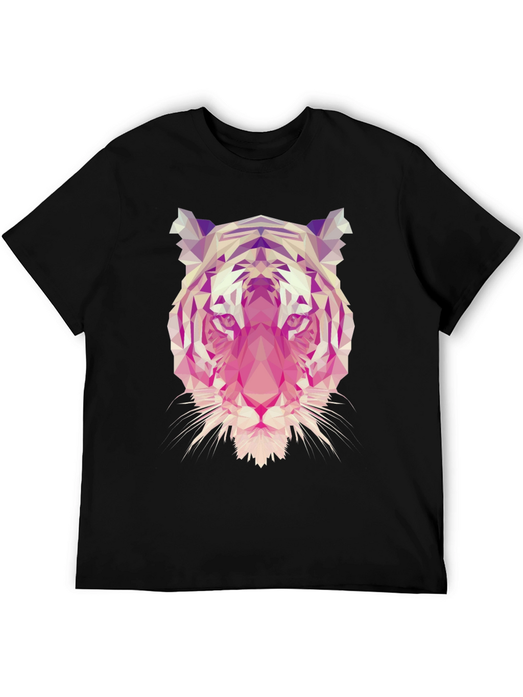 Geometric Tiger Graphic T-Shirt