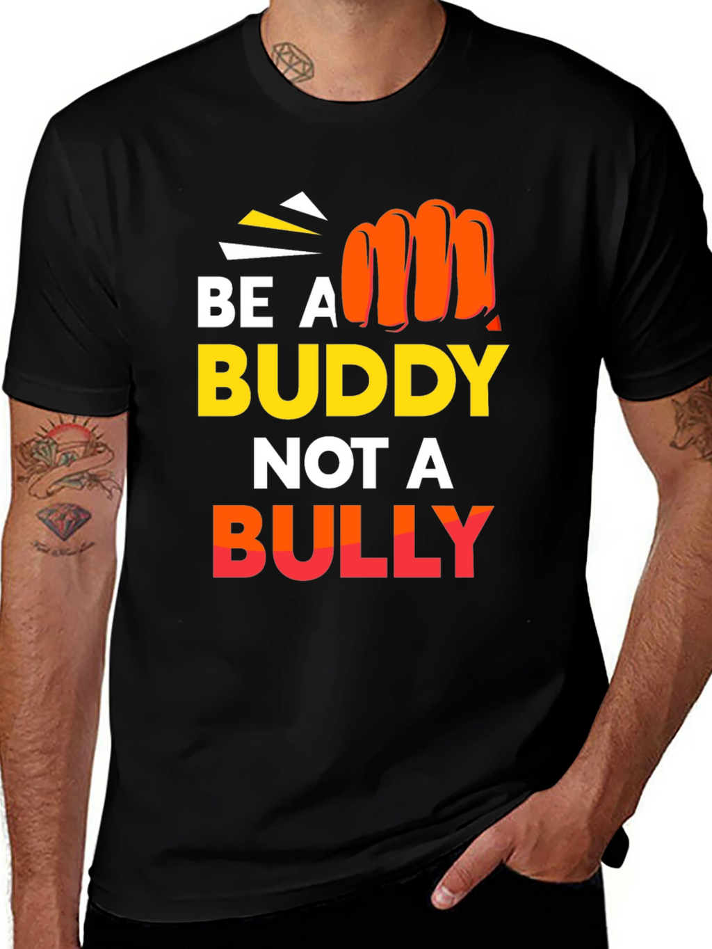 Be A Buddy Not A Bully Graphic Tee