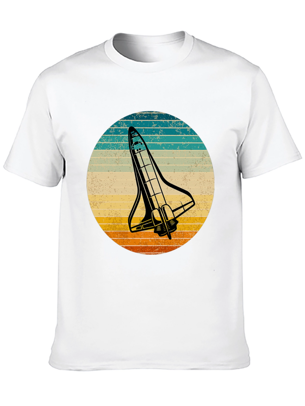Retro Space Shuttle Graphic T-Shirt