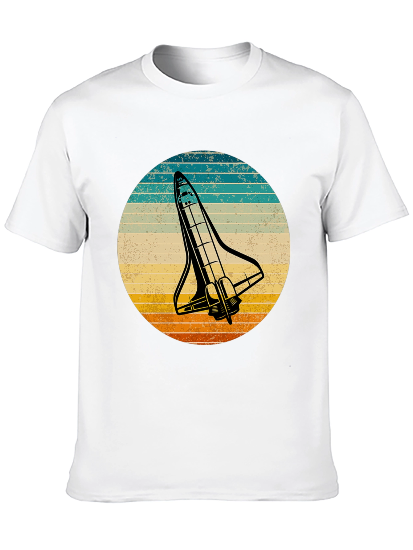 Retro Space Shuttle Graphic T-Shirt
