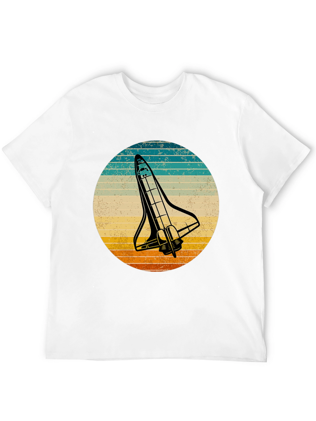 Retro Space Shuttle Graphic T-Shirt