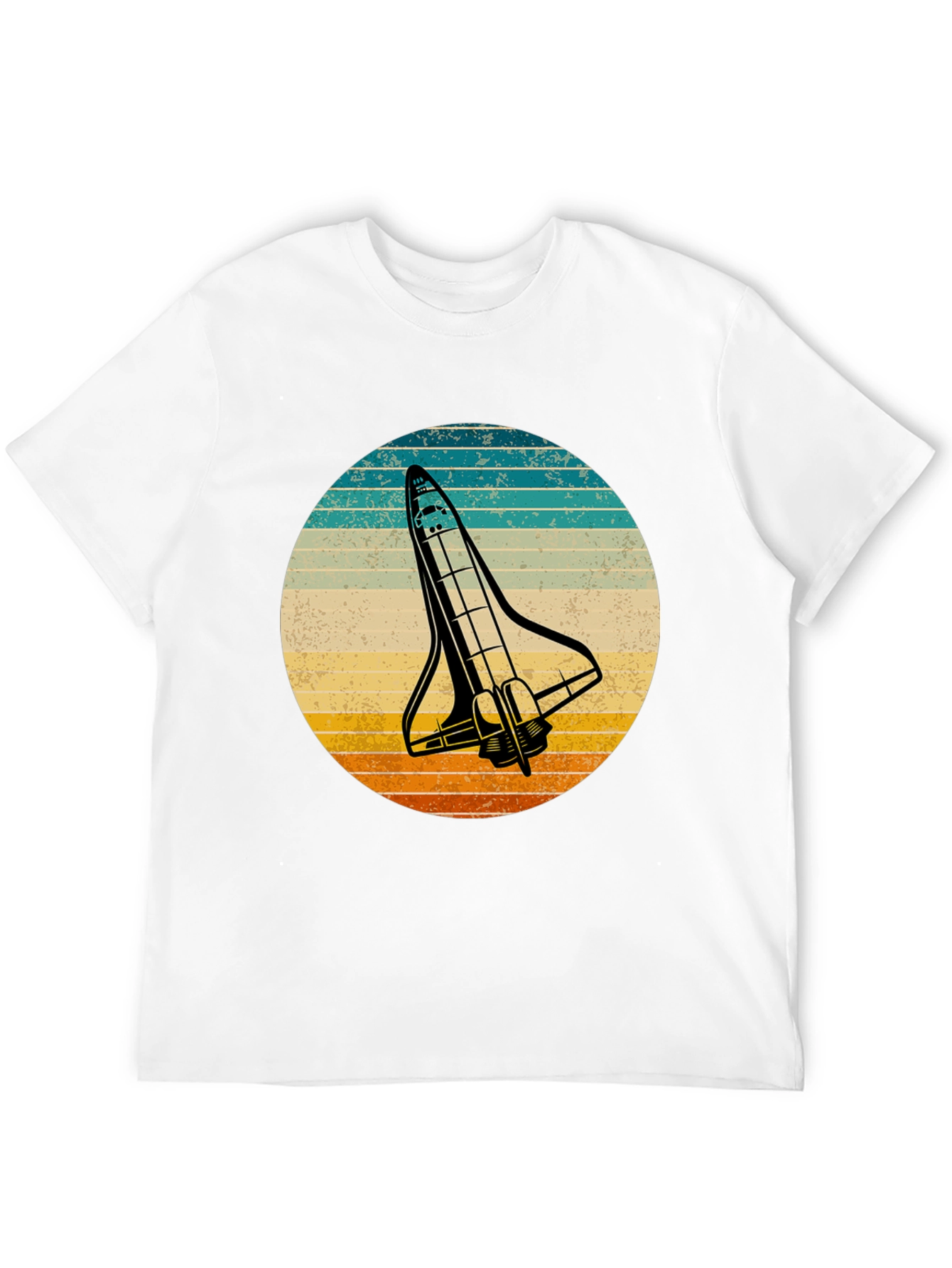 Retro Space Shuttle Graphic T-Shirt