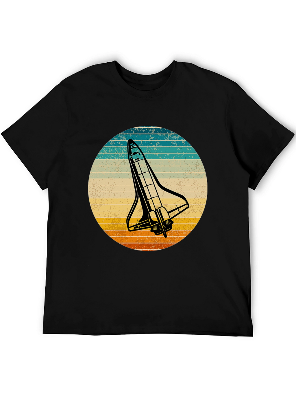 Retro Space Shuttle Graphic T-Shirt
