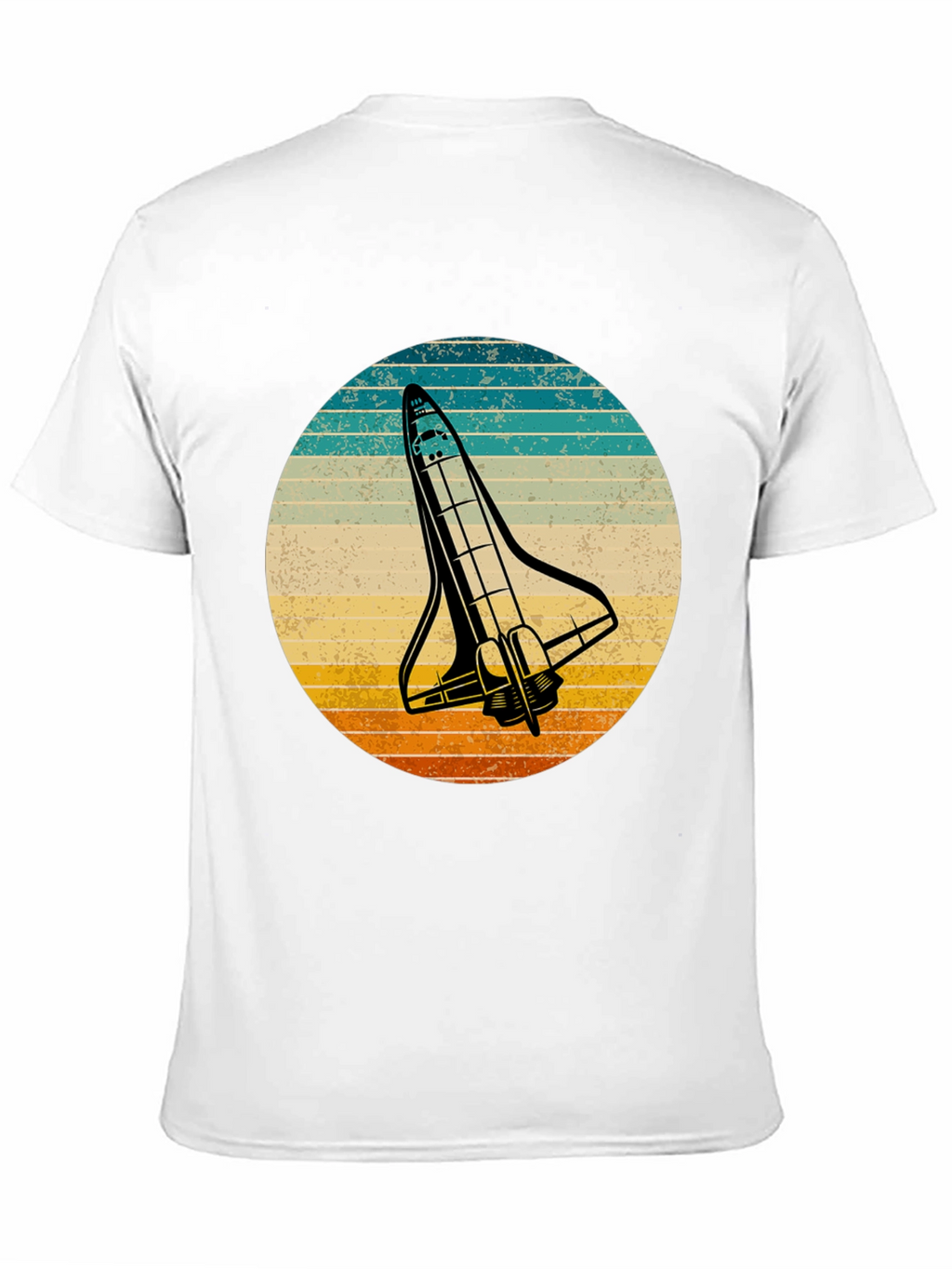Retro Space Shuttle Graphic T-Shirt