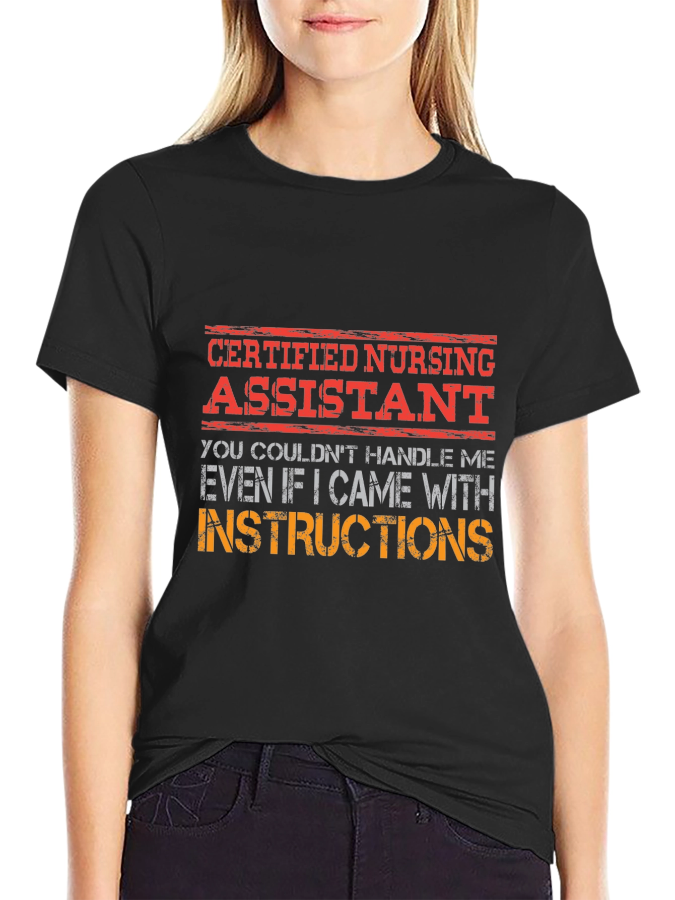 Certified Nursing Assistant T-Shirt Funny