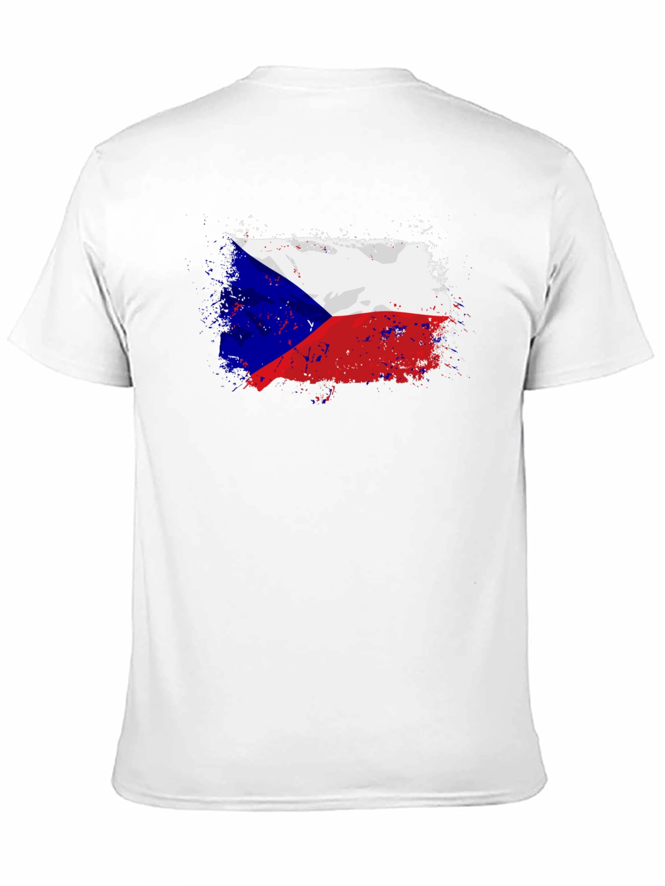 Czech Republic Flag T-Shirt - Grunge Style