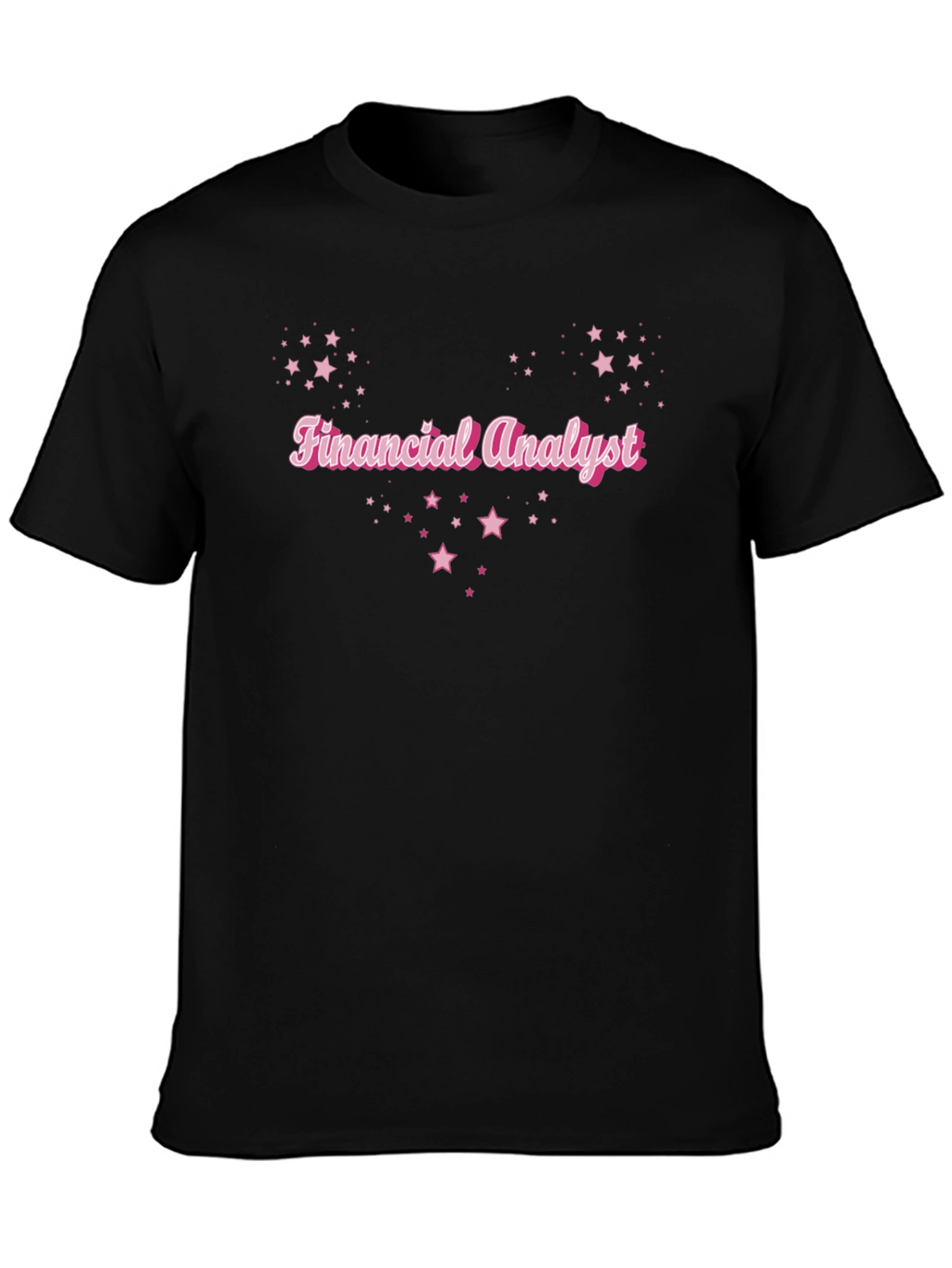 Financial Analyst Starry Black T-Shirt