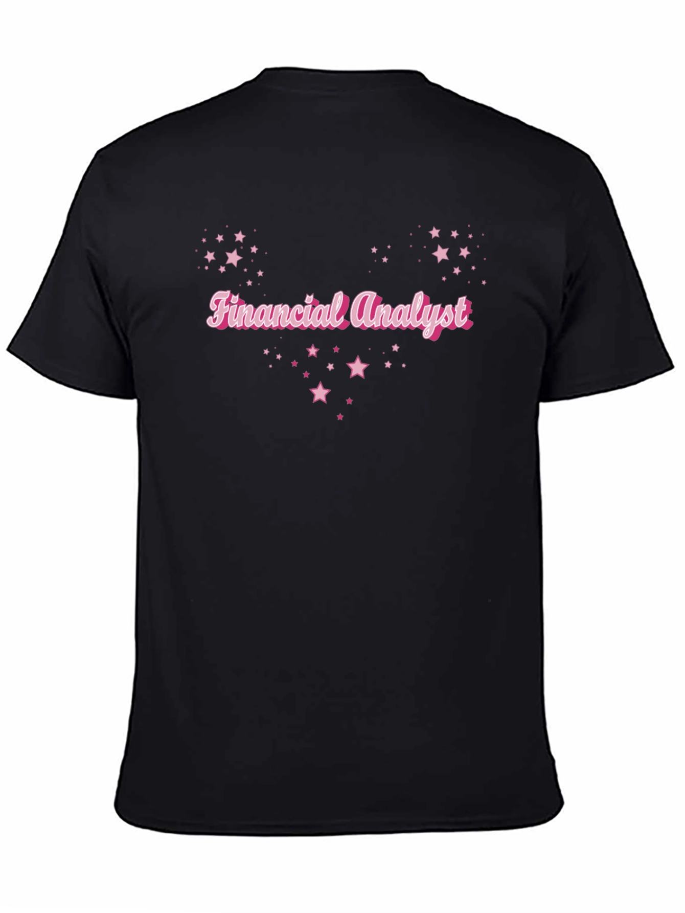 Financial Analyst Starry Black T-Shirt