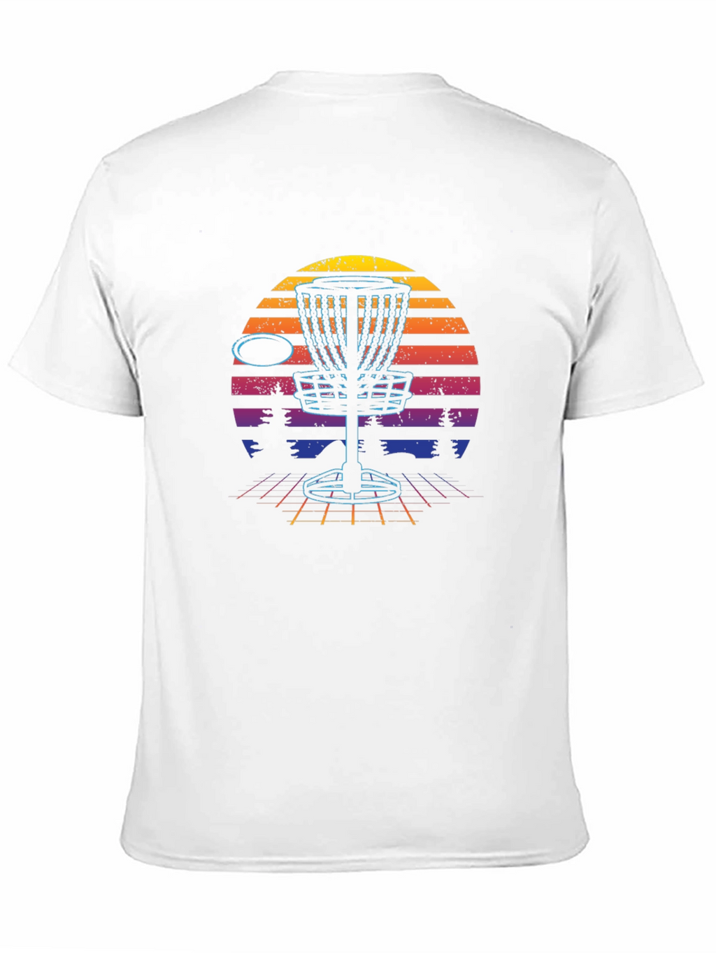 Retro Disc Golf Basket T-Shirt
