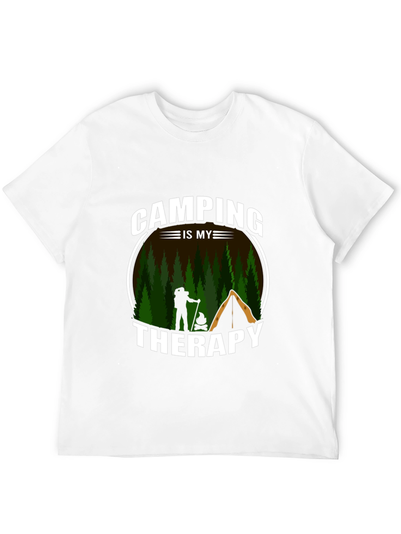 Camping is My Therapy Graphic Tee