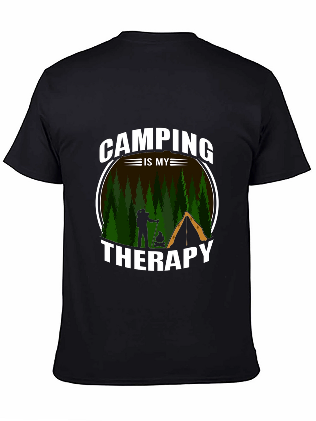 Camping is My Therapy Graphic Tee