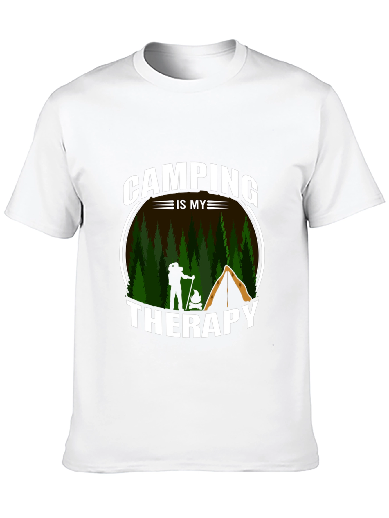 Camping is My Therapy Graphic Tee