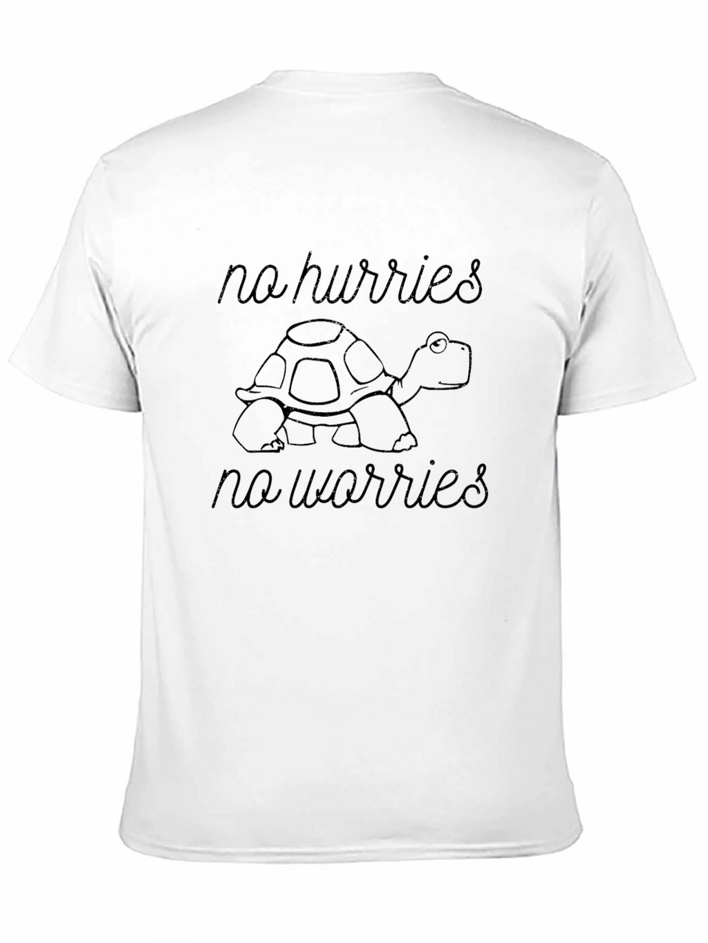 No Hurries No Worries Turtle Graphic Tee