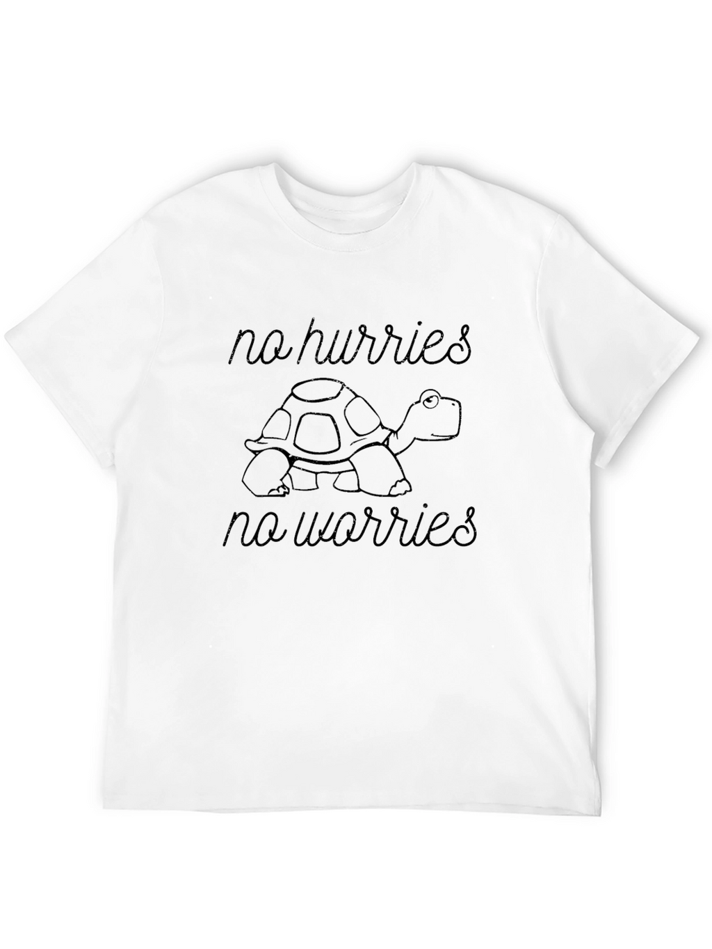 No Hurries No Worries Turtle Graphic Tee