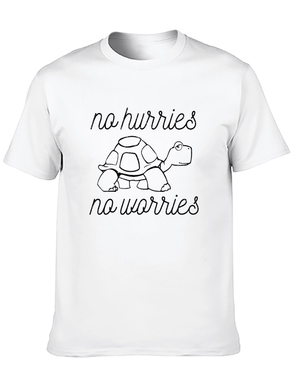 No Hurries No Worries Turtle Graphic Tee