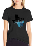 Texas Pride Black Graphic Tee