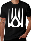 Ukrainian Trident T-Shirt - Black Cotton Blend Tee