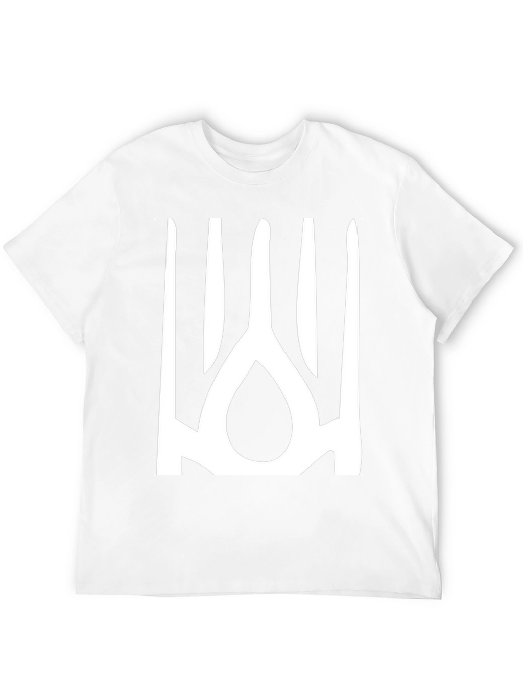 Ukrainian Trident T-Shirt - Black Cotton Blend Tee