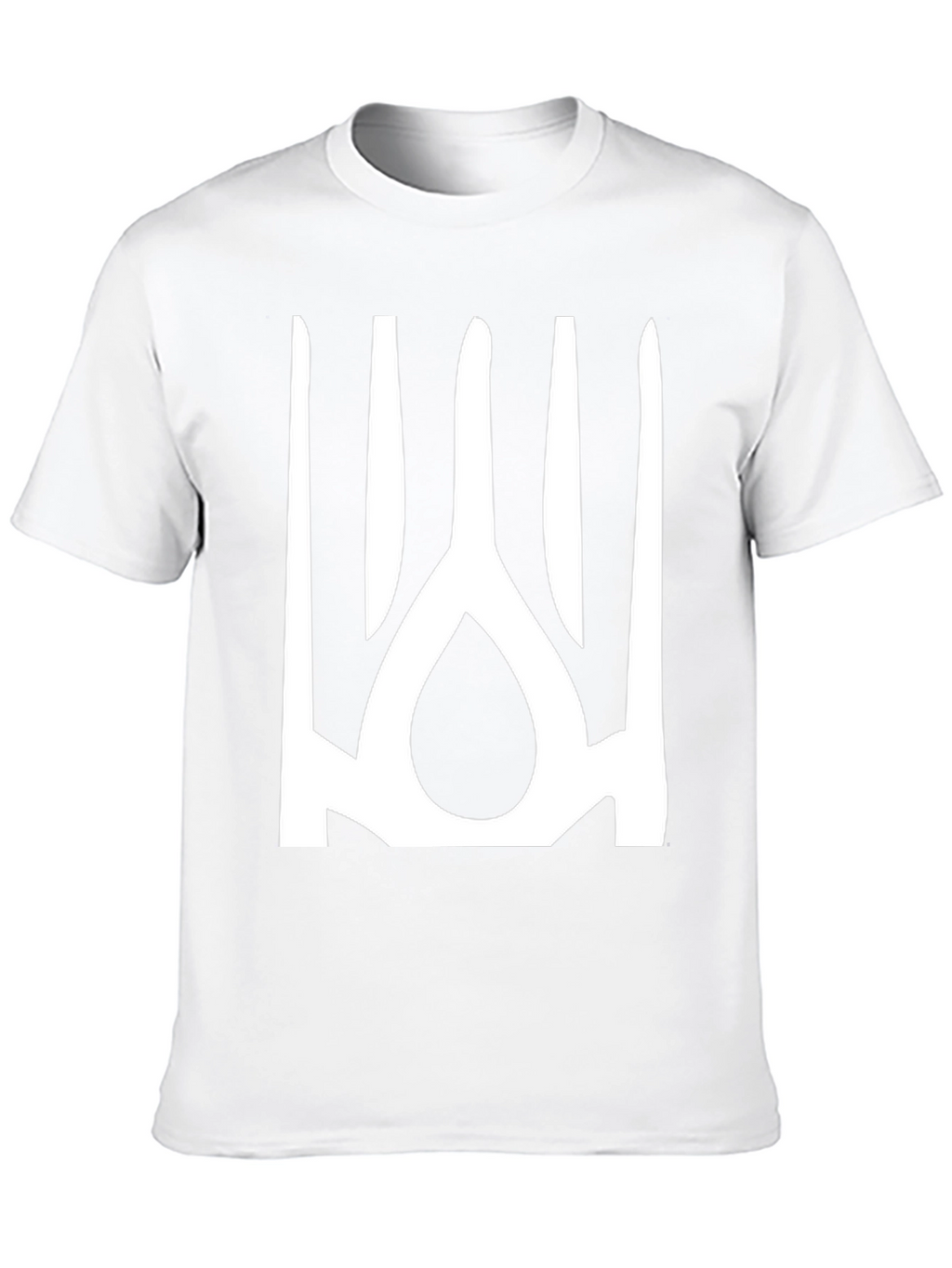 Ukrainian Trident T-Shirt - Black Cotton Blend Tee
