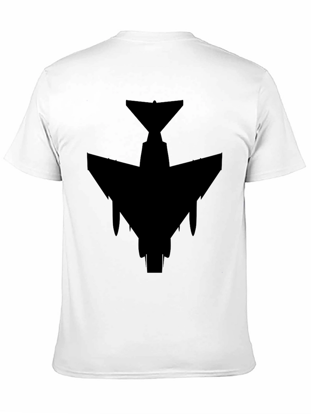 Stealth Jet Black T-Shirt - Military Aviation Style
