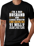 Dad Husband Camera Operator T-Shirt