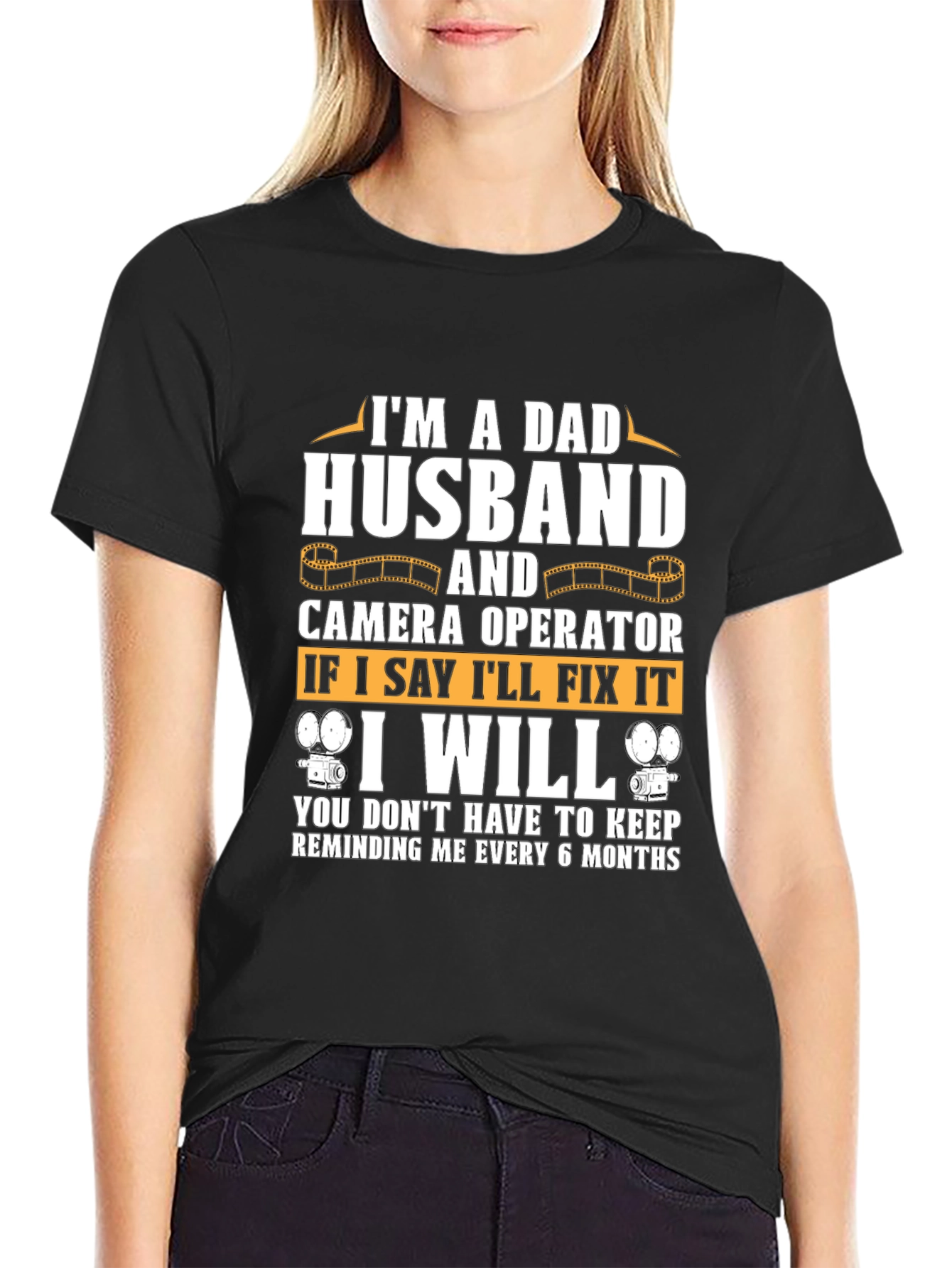 Dad Husband Camera Operator T-Shirt
