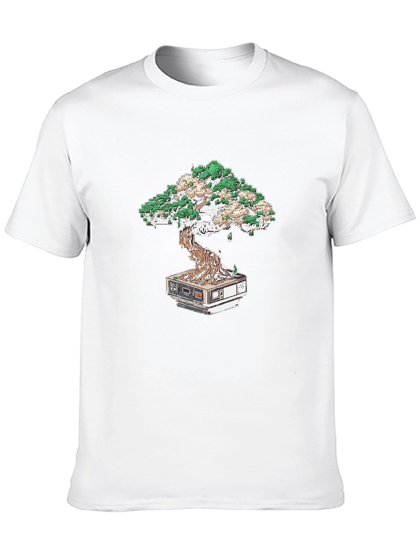 Tech Bonsai Tee: Cool Geeky Style