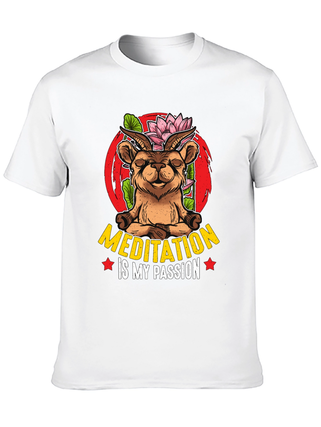 Meditation Goat T-Shirt - Unisex Design