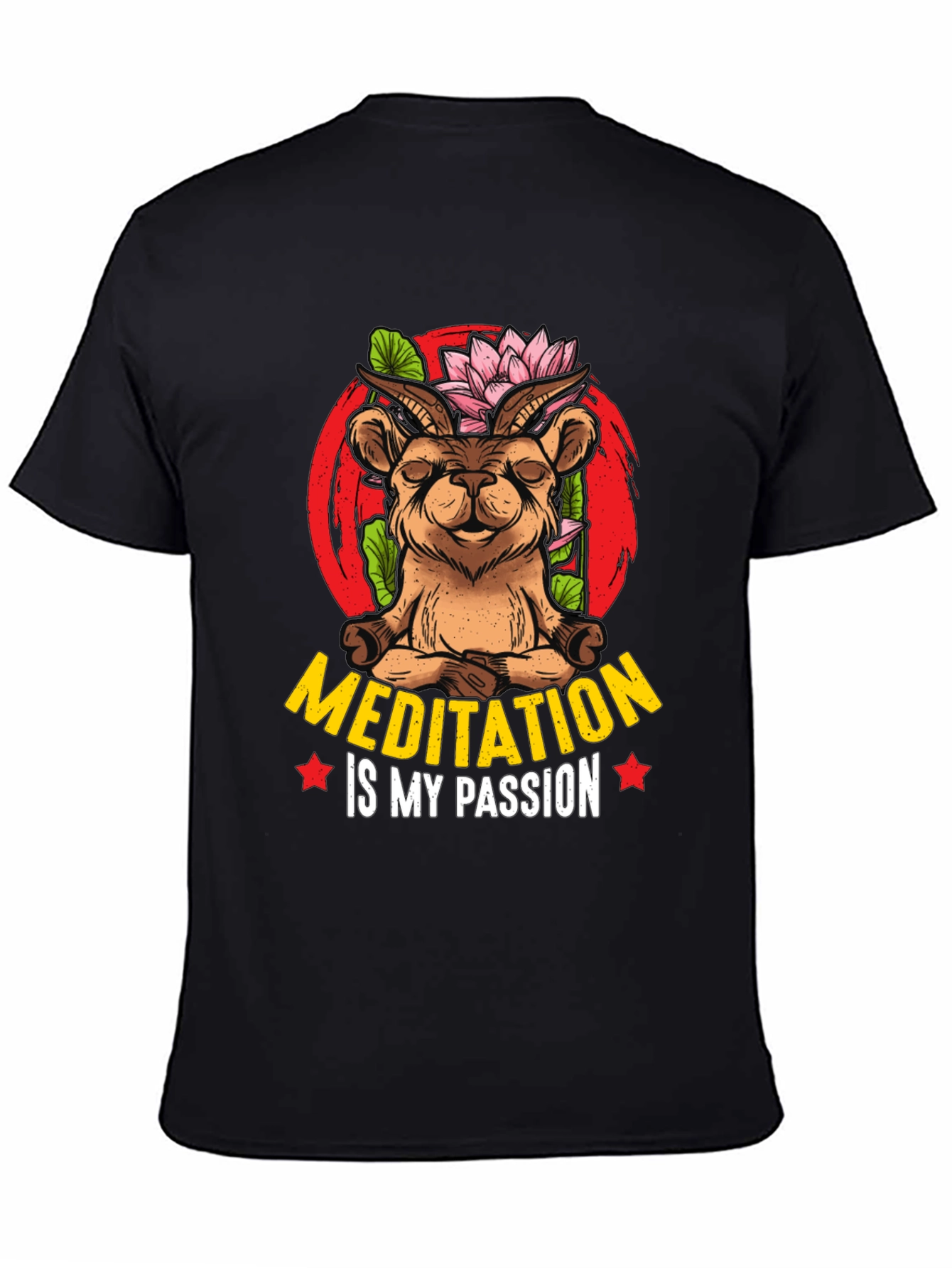 Meditation Goat T-Shirt - Unisex Design