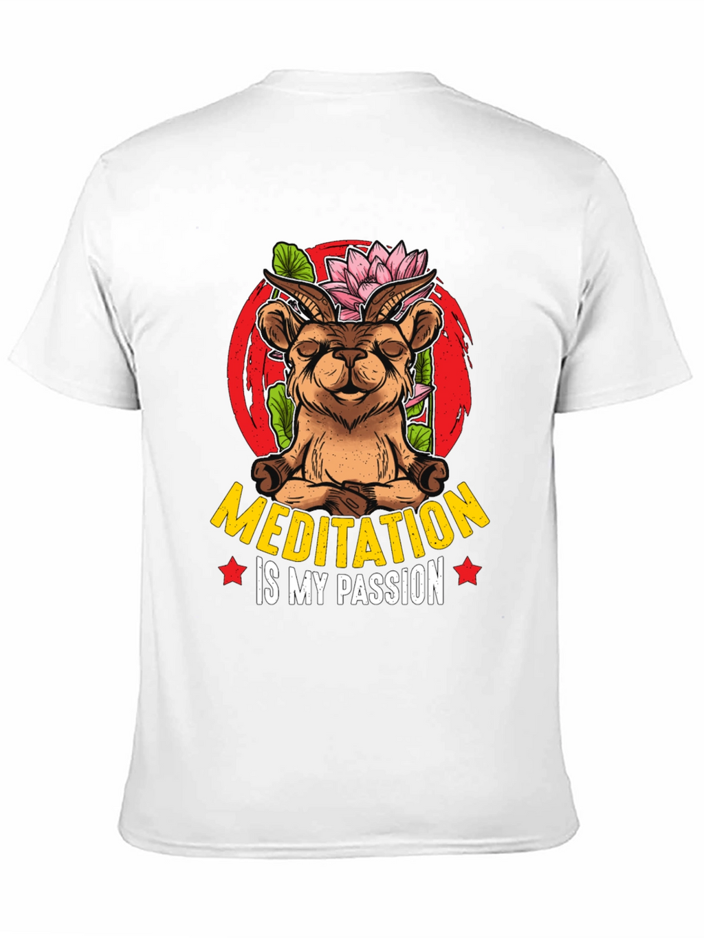 Meditation Goat T-Shirt - Unisex Design