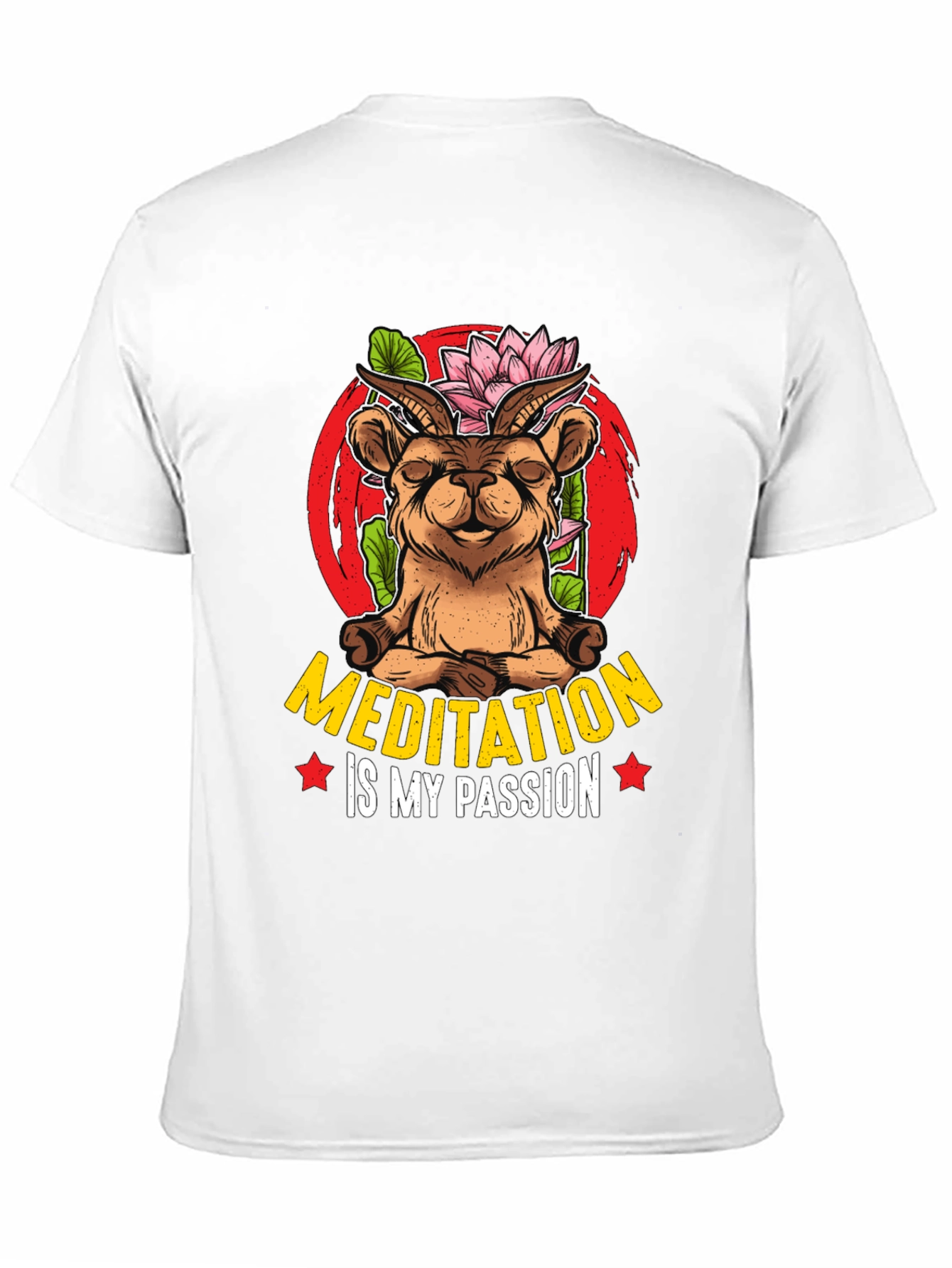 Meditation Goat T-Shirt - Unisex Design