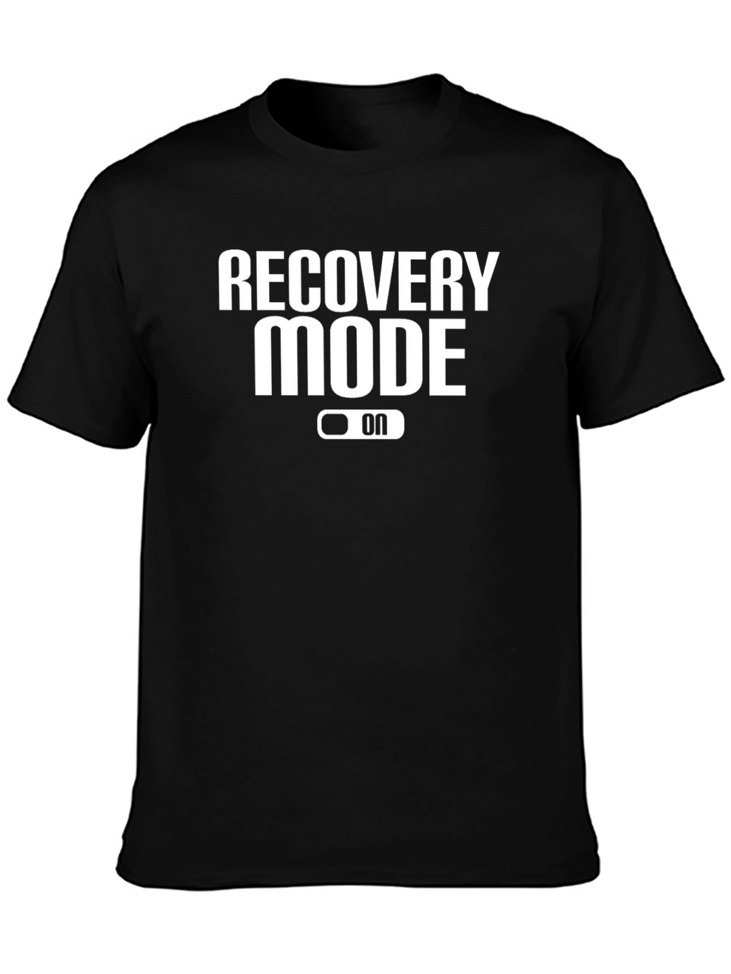 Recovery Mode On Black Graphic Tee