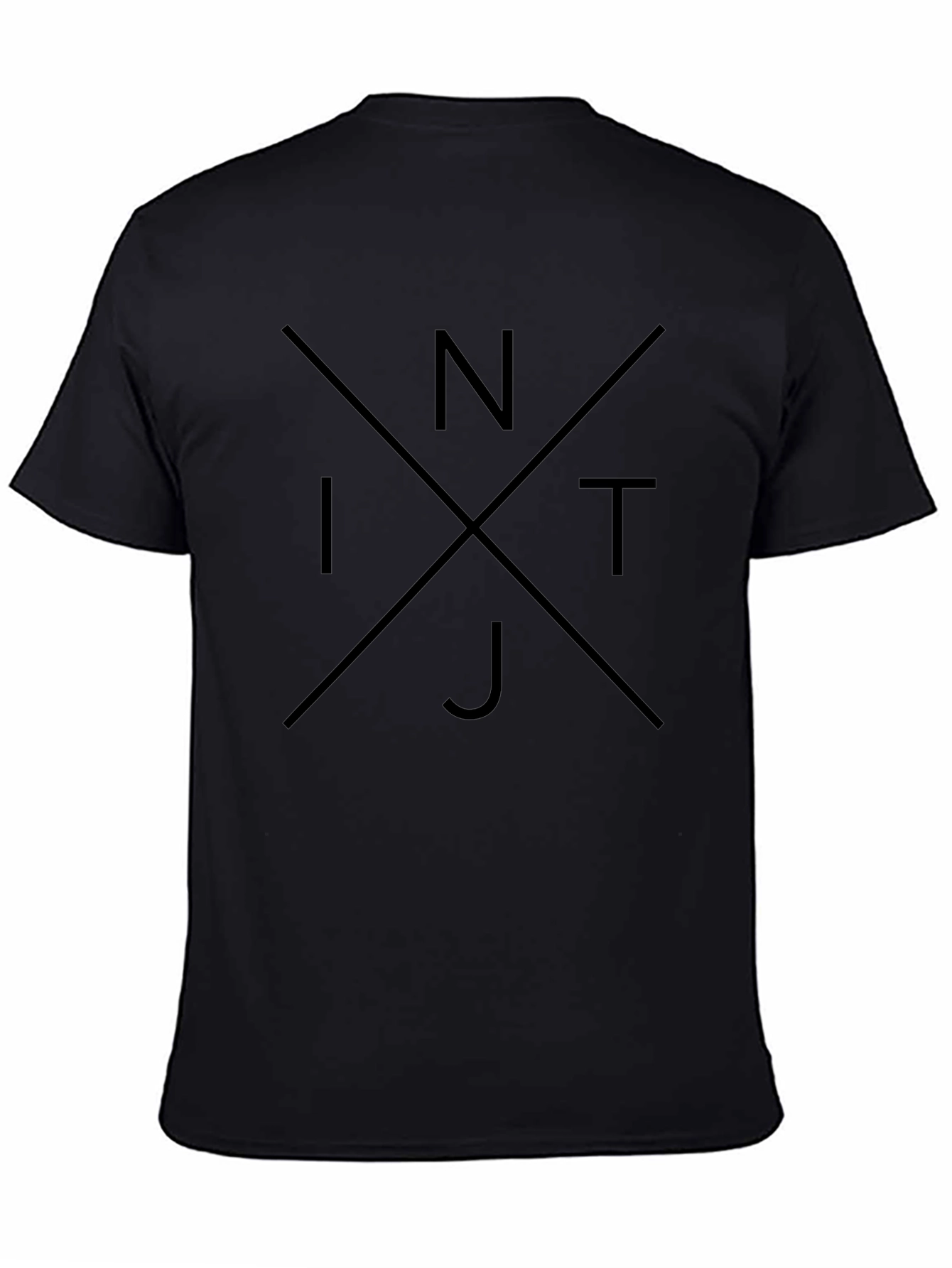 INTJ Personality Black Graphic Tee - Unisex