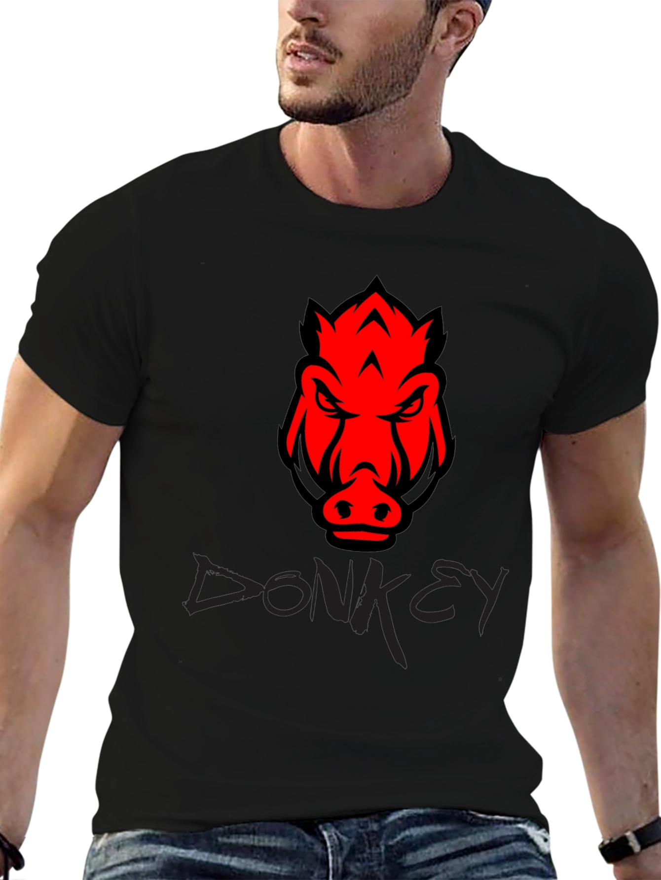 Boar Graphic Tee - Mens Black T-Shirt