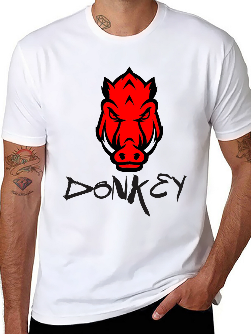 Boar Graphic Tee - Mens Black T-Shirt