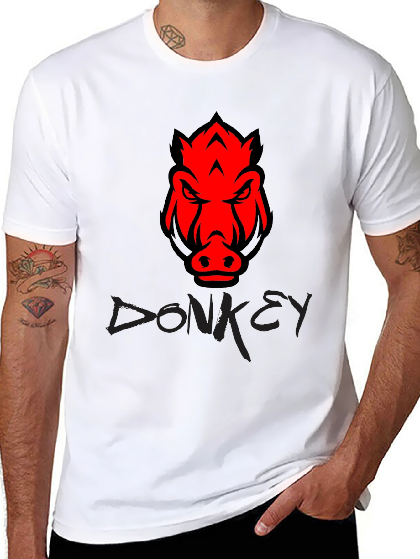 Boar Graphic Tee - Mens Black T-Shirt