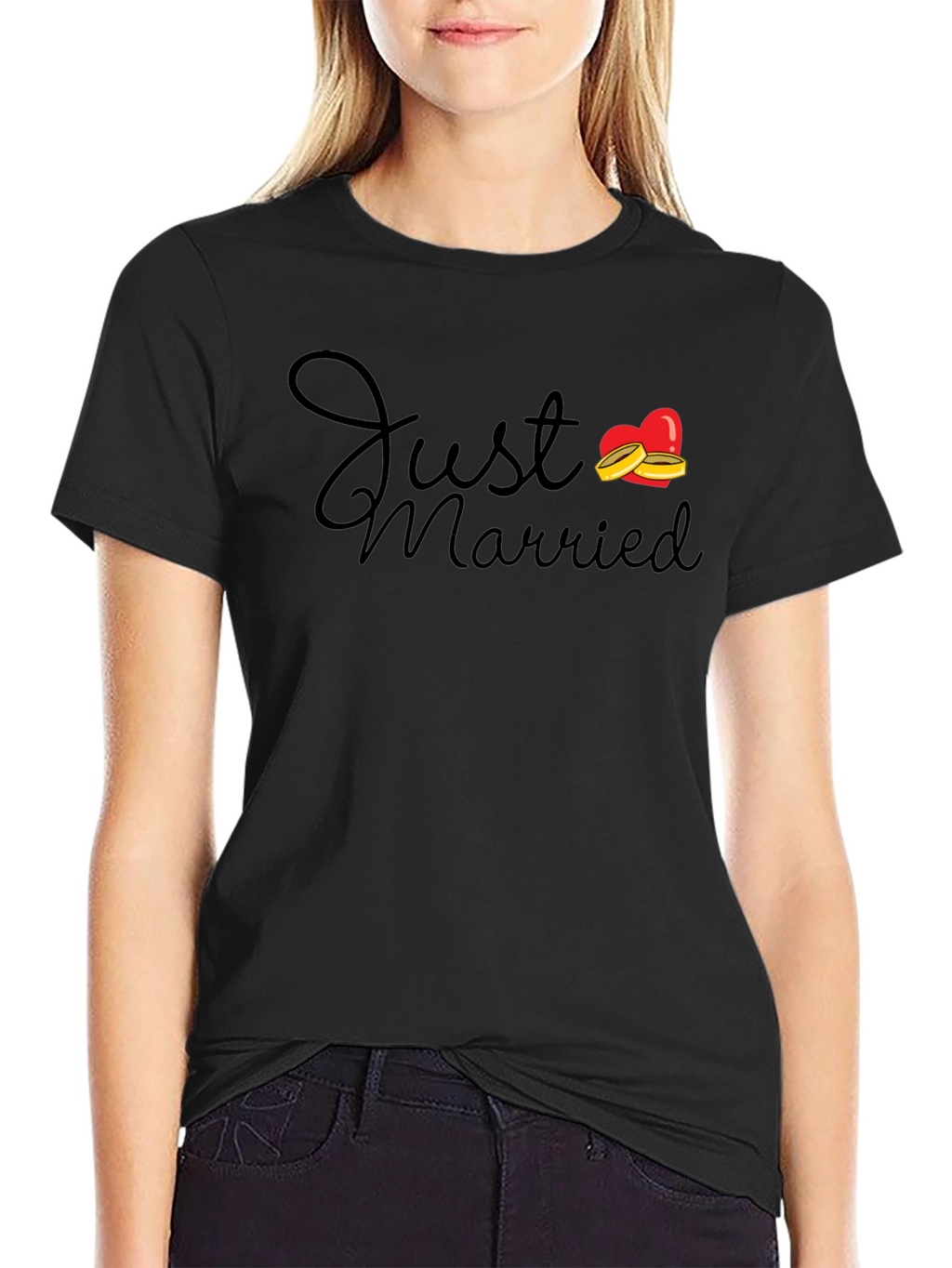 Just Married Graphic T-Shirt