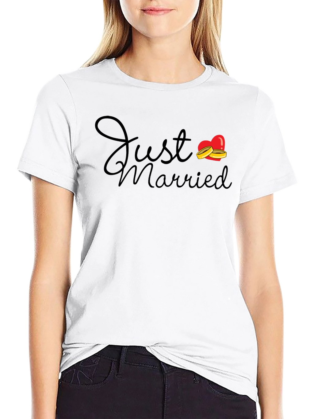 Just Married Graphic T-Shirt