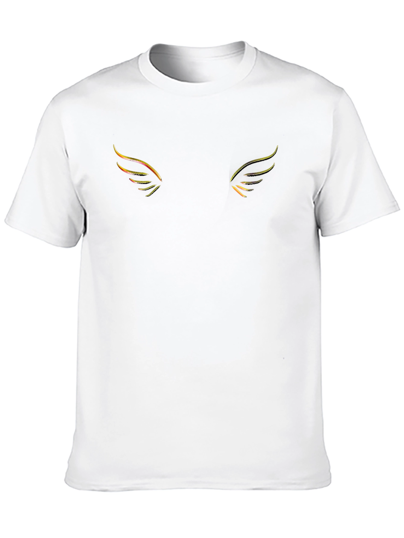 Wings Graphic Black T-Shirt