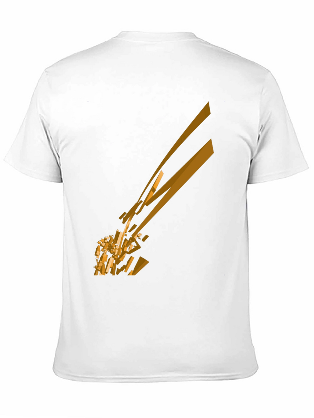 Abstract Geometric Tee - Black Graphic T-Shirt