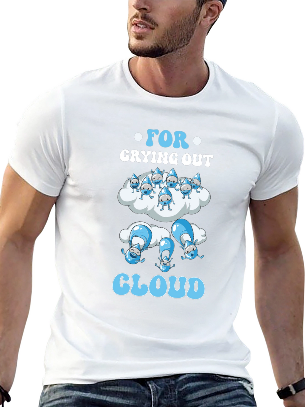 Funny For Crying Out Cloud Black T-Shirt