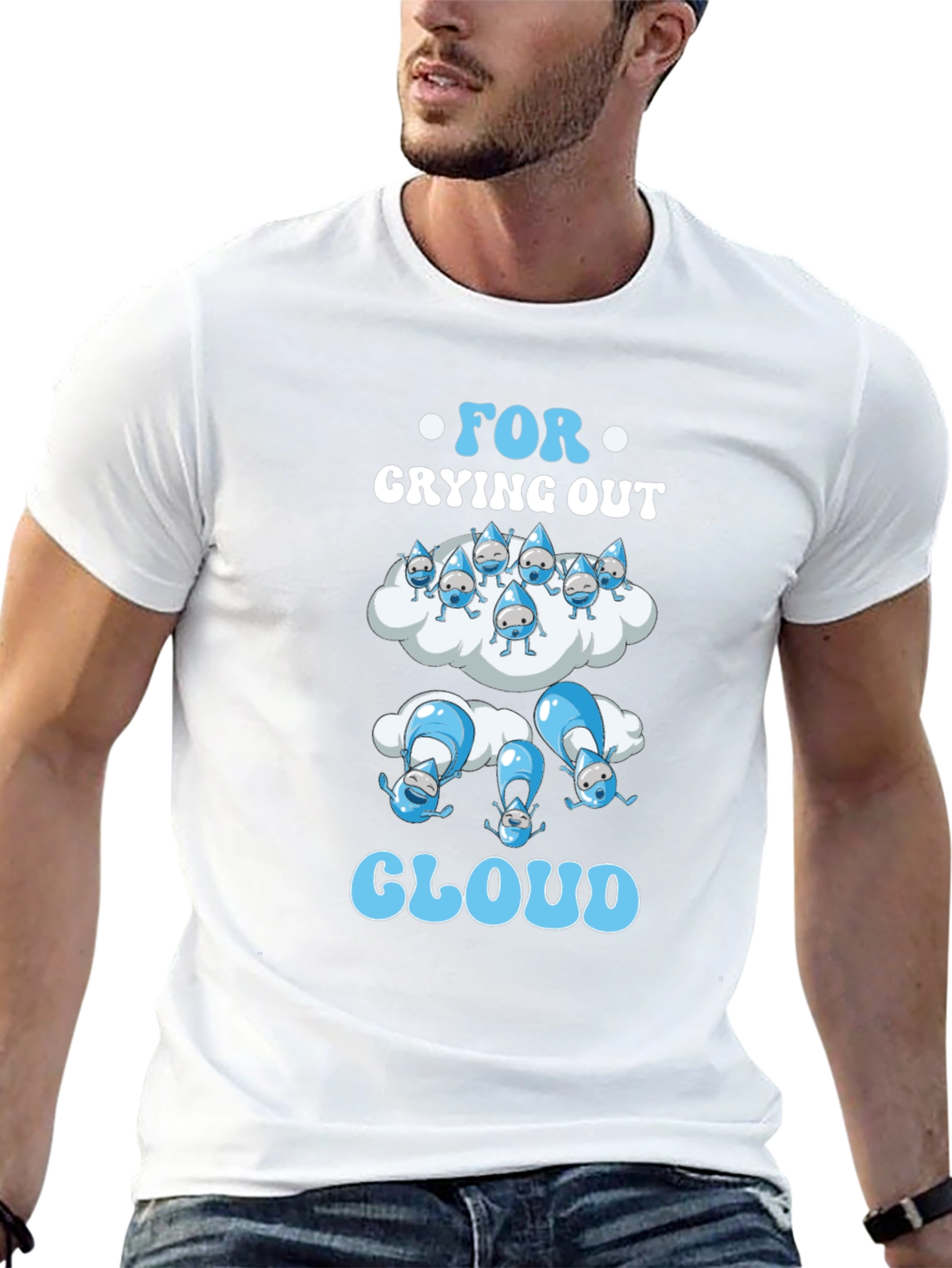 Funny For Crying Out Cloud Black T-Shirt