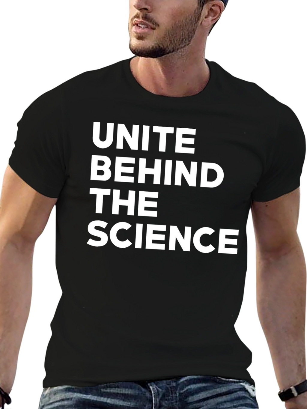 Unite Behind The Science Graphic Tee