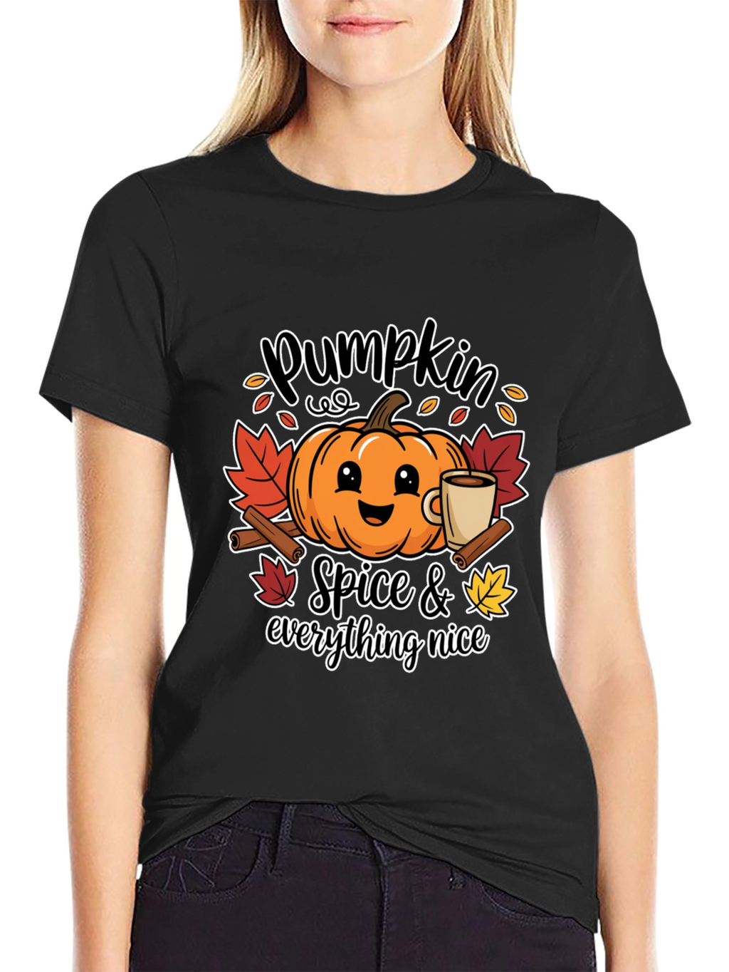 Pumpkin Spice & Everything Nice Graphic T-Shirt