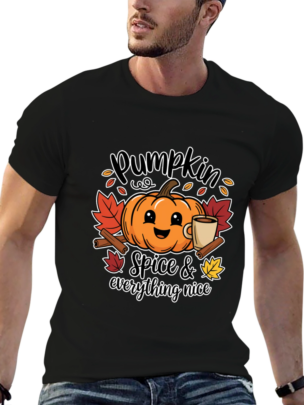 Pumpkin Spice & Everything Nice Graphic T-Shirt