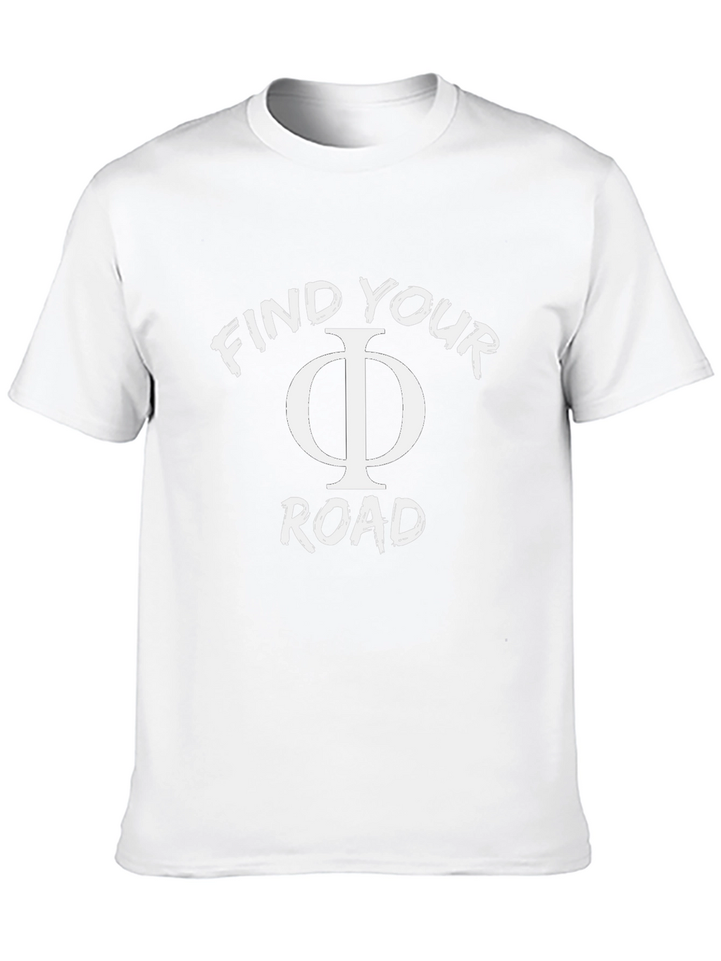 Find Your Phi Road Black T-Shirt