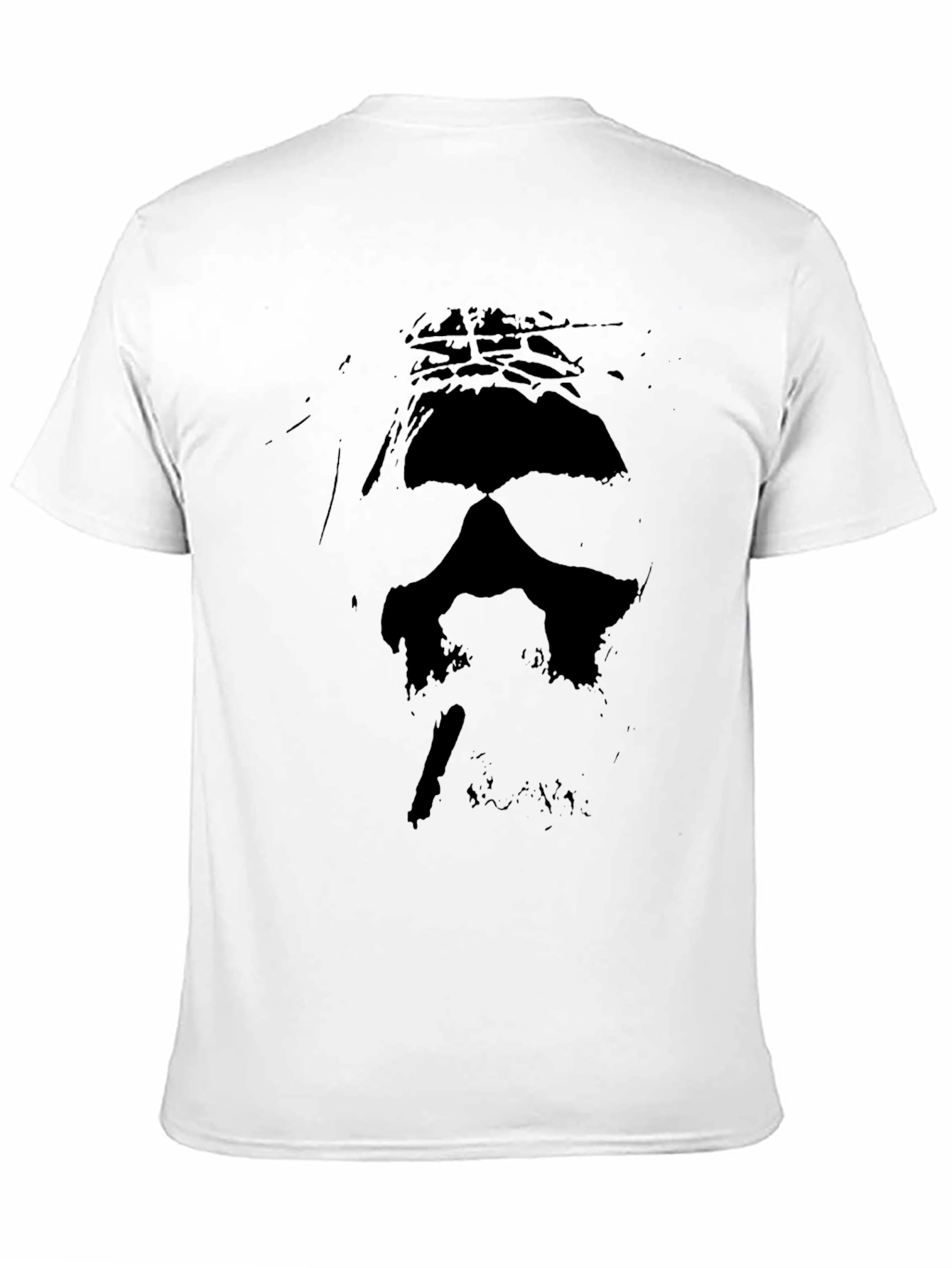 Abstract Graphic Black T-Shirt - Modern Style