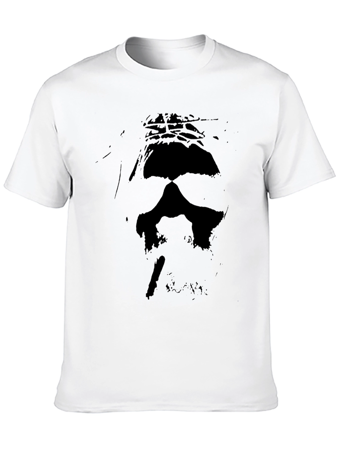 Abstract Graphic Black T-Shirt - Modern Style