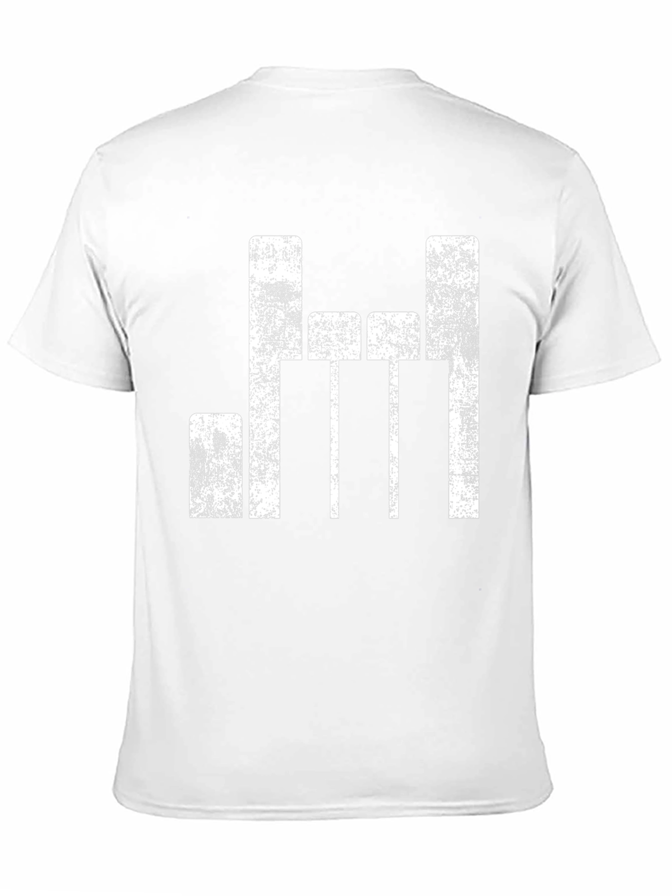 Distressed Equalizer Graphic T-Shirt