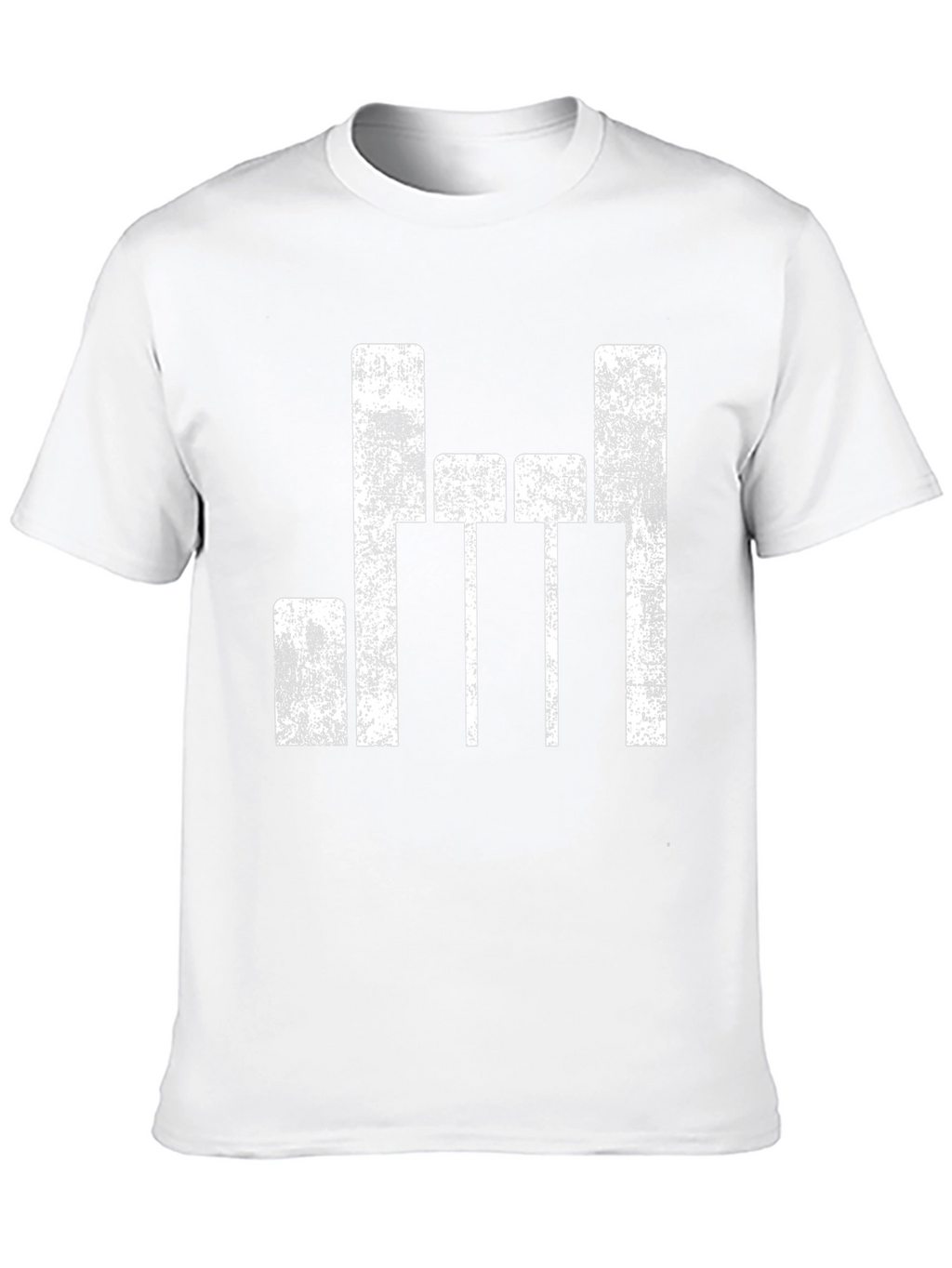 Distressed Equalizer Graphic T-Shirt